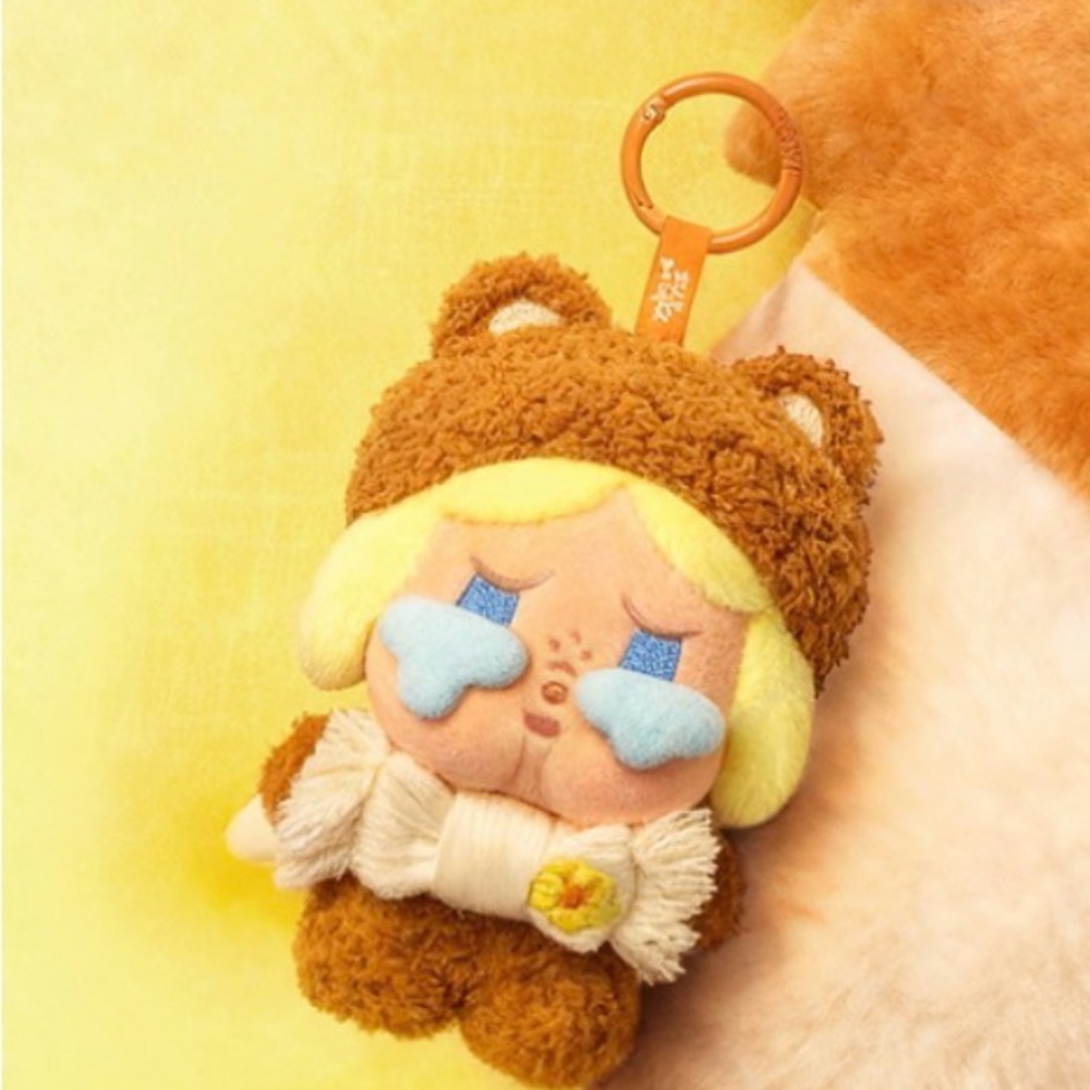 POP BEAN Fluffy & Cozy Series Plush Pendant - CRYBABY FUZZY BEAR